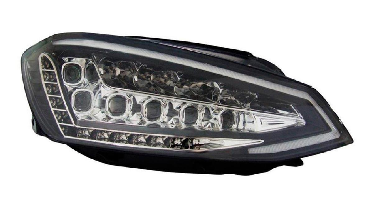 Set+de+phares+Full-LED+incl.+DRL+sur+mesure+pour+Volkswagen+Golf+VII+2012-2017+-+Noir+-+incl.+Moteur